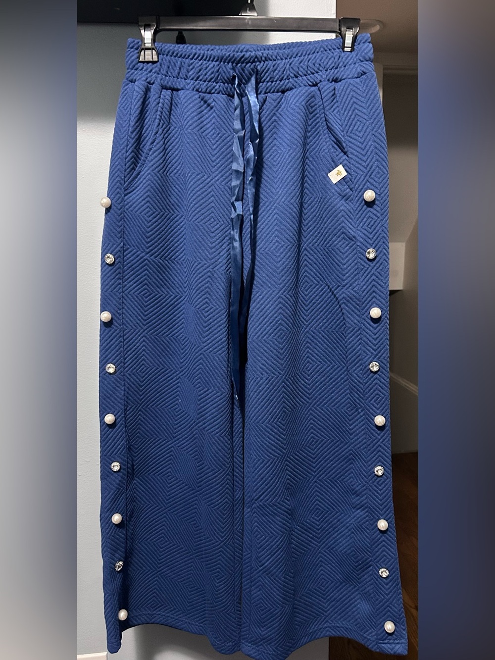 Simply Southern Textured Wide Leg Capri Pants